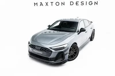 Maxton Design Frontsplitter V.1 für Audi A5 S line / S5 Limousine / Avant B10 – Schwarz glänzend