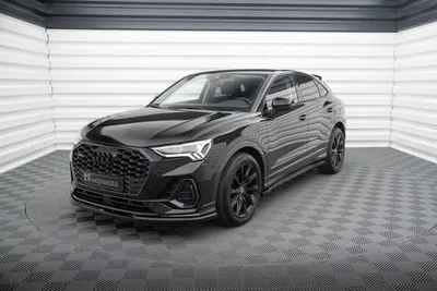 Maxton Design Frontsplitter V.1 für Audi Q3 Sportback F3 – Schwarz glänzend
