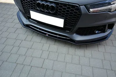 Maxton Design Frontsplitter V.1 für Audi RS7 C7 – Schwarz glänzend