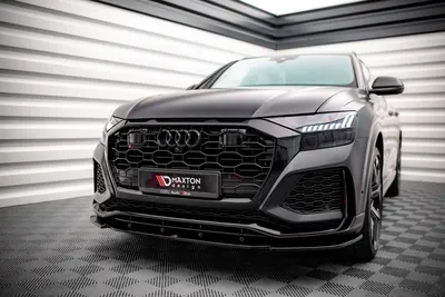 Maxton Design Frontsplitter V.1 für Audi RSQ8 Mk1 – Schwarz glänzend
