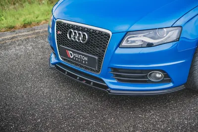 Maxton Design Frontsplitter V.1 für Audi S4 / A4 S line Avant / Limousine B8 – Schwarz glänzend
