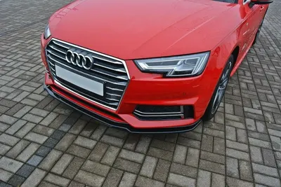 Maxton Design Frontsplitter V.1 für Audi S4 / A4 S line B9 – Schwarz glänzend