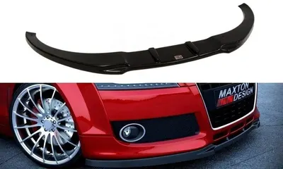 Maxton Design Frontsplitter V.1 für Audi TT 8J – Schwarz glänzend