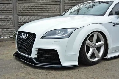 Maxton Design Frontsplitter V.1 für Audi TT RS 8J – Schwarz glänzend