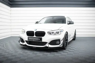 Maxton Design Frontsplitter V.1 für BMW 1er F20/F21 M-Power FACELIFT – Schwarz matt