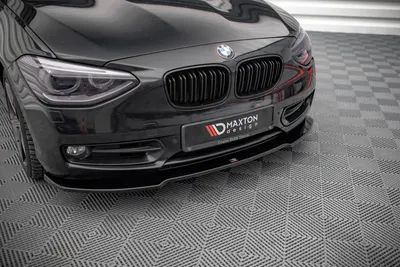 Maxton Design Frontsplitter V.1 für BMW 1er F20 – Schwarz glänzend