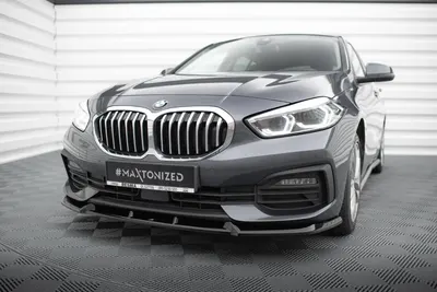 Maxton Design Frontsplitter V.1 für BMW 1er F40 – Schwarz glänzend
