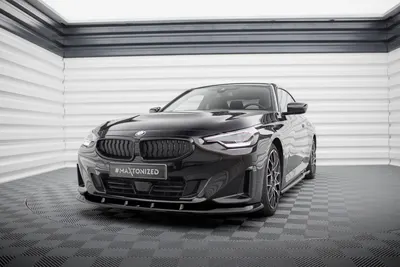 Maxton Design Frontsplitter V.1 für BMW 2er Coupé G42 – Schwarz glänzend