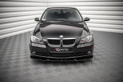 Maxton Design Frontsplitter V.1 für BMW 3er E90/E91 – Schwarz glänzend