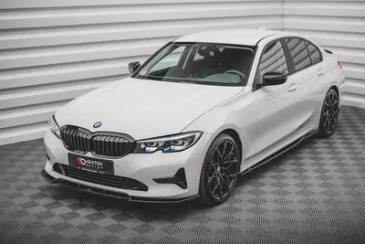 Maxton Design Frontsplitter V.1 für BMW 3er G20 / G21 – Schwarz glänzend