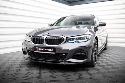 Maxton Design Frontsplitter V.1 für BMW 3er M-Paket G20 – Schwarz glänzend