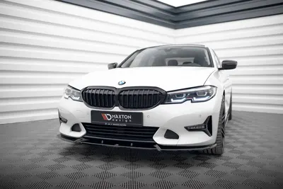 Maxton Design Frontsplitter V.1 für BMW 3er Sport Line G20 / G21 – Schwarz glänzend