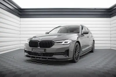Maxton Design Frontsplitter V.1 für BMW 5er G30 / G31 Facelift – Schwarz glänzend