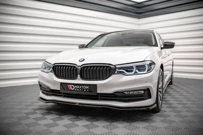 Maxton Design Frontsplitter V.1 für BMW 5er G30 / G31 – Schwarz glänzend
