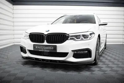 Maxton Design Frontsplitter V.1 für BMW 5er M-Paket / M550d / M550i G30/ G31 M-Paket – Schwarz glänzend