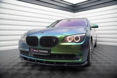 Maxton Design Frontsplitter V.1 für BMW 7er F01 – Schwarz glänzend
