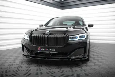 Maxton Design Frontsplitter V.1 für BMW 7er G11 / G12 Facelift – Schwarz glänzend