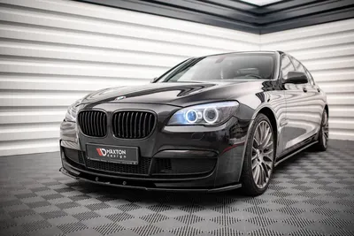 Maxton Design Frontsplitter V.1 für BMW 7er M-Paket F01 – Schwarz glänzend
