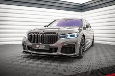 Maxton Design Frontsplitter V.1 für BMW 7er M-Paket G11 / G12 Facelift – Schwarz glänzend