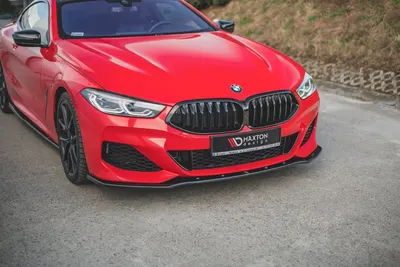 Maxton Design Frontsplitter V.1 für BMW 8er Coupé G15 / 8 Gran Coupé M-Paket G16 – Schwarz glänzend