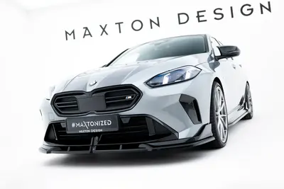 Maxton Design Frontsplitter V.1 für BMW M135i M Performance F70 – Schwarz glänzend