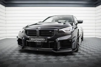 Maxton Design Frontsplitter V.1 für BMW M2 G87 – Schwarz glänzend