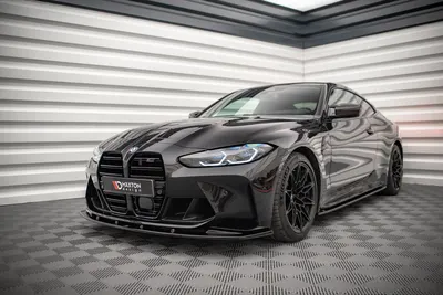 Maxton Design Frontsplitter V.1 für BMW M4 G82 / G82 Facelift – Schwarz glänzend