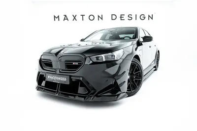 Maxton Design Frontsplitter V.1 für BMW M5 Limousine / Touring G90 – Schwarz glänzend