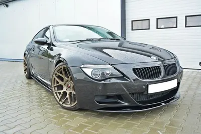 Maxton Design Frontsplitter V.1 für BMW M6 E63 – Schwarz glänzend