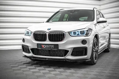 Maxton Design Frontsplitter V.1 für BMW X1 M-Paket F48 – Schwarz glänzend