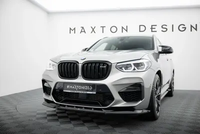 Maxton Design Frontsplitter V.1 für BMW X4 M F98 – Schwarz glänzend