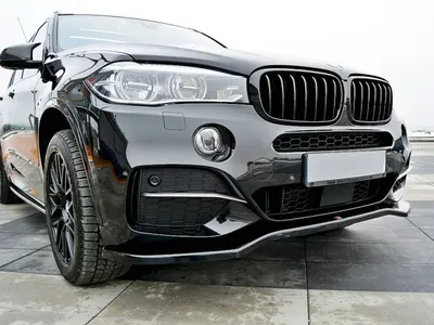 Maxton Design Frontsplitter V.1 für BMW X5 F15 M-Paket – Schwarz glänzend