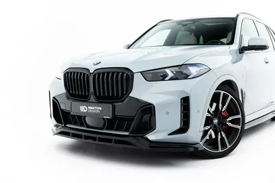 Maxton Design Frontsplitter V.1 für BMW X5 M-Paket G05 Facelift – Schwarz glänzend