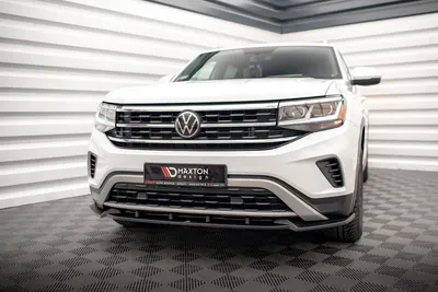 Maxton Design Frontsplitter V.1 für VW Atlas Cross Sport – Schwarz glänzend