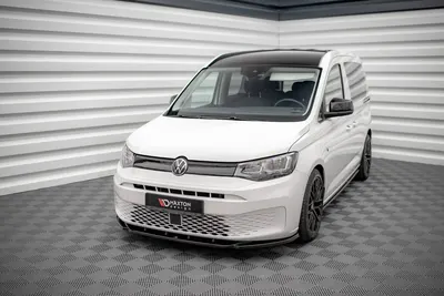Maxton Design Frontsplitter V.1 für VW Caddy Mk5 – Schwarz glänzend