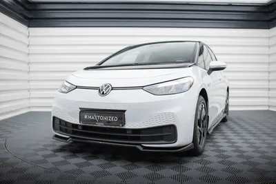 Maxton Design Frontsplitter V.1 für VW ID.3 Mk1 – Schwarz glänzend