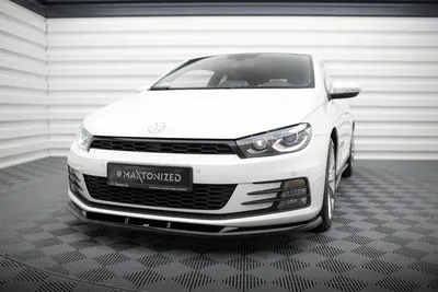Maxton Design Frontsplitter V.1 für VW Scirocco Mk3 Facelift – Schwarz glänzend