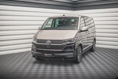 Maxton Design Frontsplitter V.1 für VW T6.1 – Schwarz glänzend