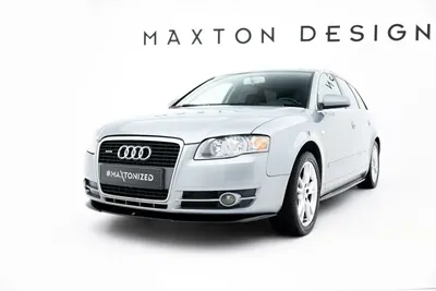 Maxton Design Frontsplitter V.2 für Audi A4 B7 – Schwarz glänzend