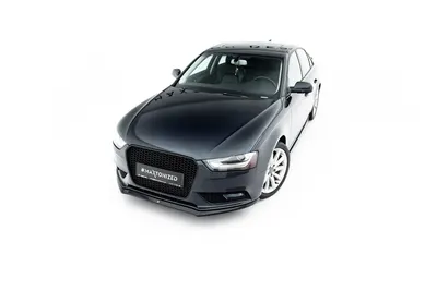 Maxton Design Frontsplitter V.2 für Audi A4 Avant B8 Facelift – Schwarz glänzend