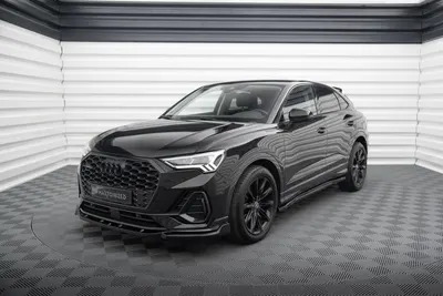 Maxton Design Frontsplitter V.2 für Audi Q3 Sportback F3 – Schwarz glänzend