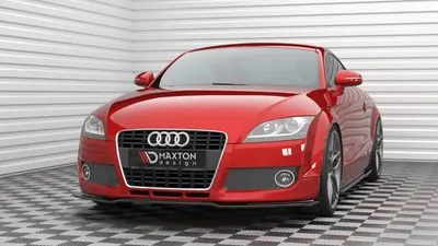Maxton Design Frontsplitter V.2 für Audi TT 8J – Schwarz glänzend