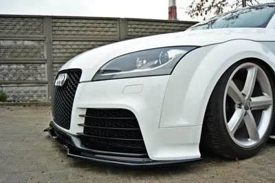 Maxton Design Frontsplitter V.2 für Audi TT RS 8J – Schwarz glänzend