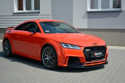 Maxton Design Frontsplitter V.2 für Audi TT RS 8S – Schwarz glänzend