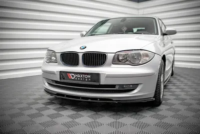 Maxton Design Frontsplitter V.2 für BMW 1er E81 Facelift – Schwarz glänzend