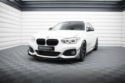 Maxton Design Frontsplitter V.2 für BMW 1er F20/F21 M-Power FACELIFT – Schwarz matt