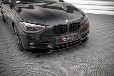 Maxton Design Frontsplitter V.2 für BMW 1er F20 – Schwarz glänzend