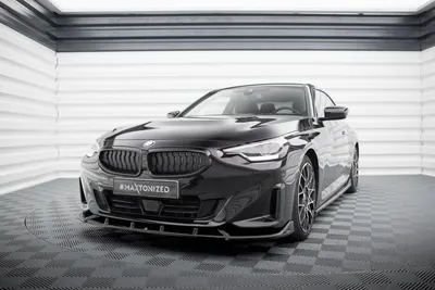 Maxton Design Frontsplitter V.2 für BMW 2er Coupé G42 – Schwarz glänzend
