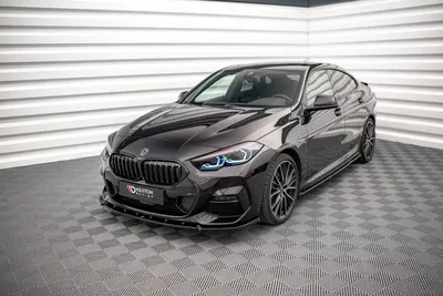 Maxton Design Frontsplitter V.2 für BMW 2er Gran Coupé M-Paket / M235i F44 – Schwarz glänzend