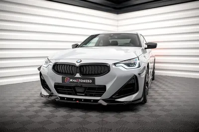 Maxton Design Frontsplitter V.2 für BMW 2er Coupé M-Paket / M240i G42 – Schwarz glänzend
